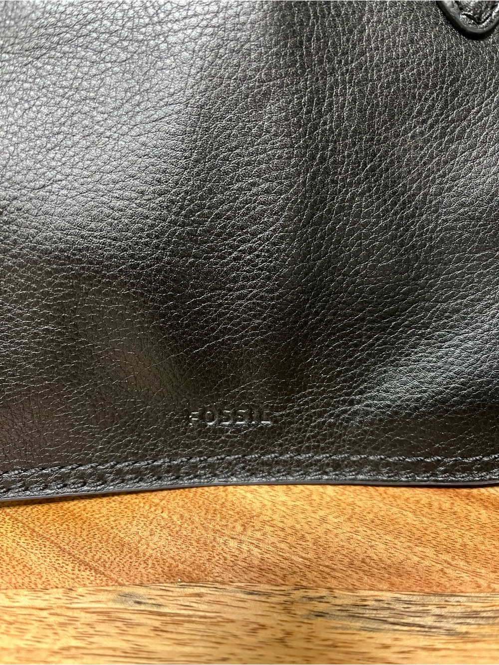 Fossil Ryder Mini Satchel in Black Pebbled Leather - Picture 4 of 14